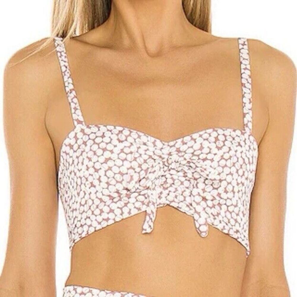 NWT Resa X Revolve Katie Crop Top In Blush Cherry Size Medium